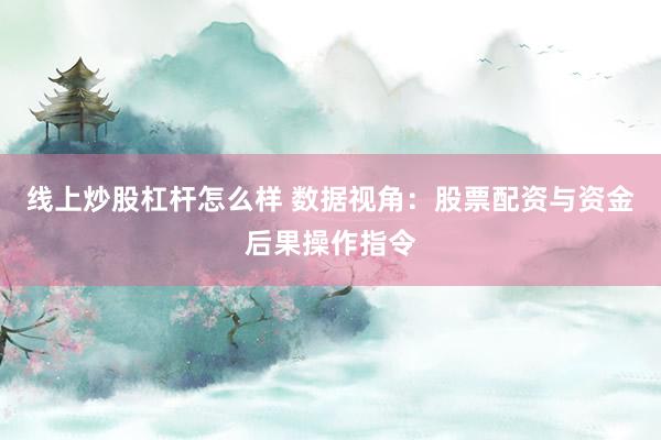 线上炒股杠杆怎么样 数据视角：股票配资与资金后果操作指令